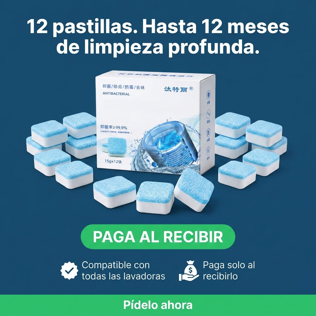 12 Pastillas Limpieza Lavadora Efervesce - id37167  42212 — vista 7